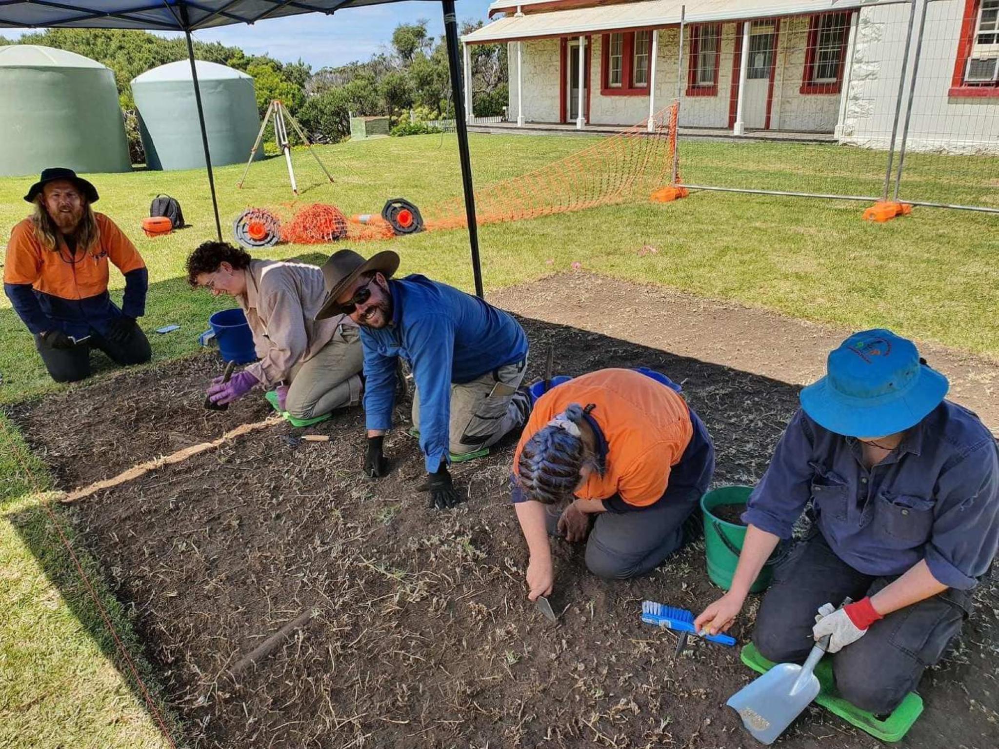 Field school participants