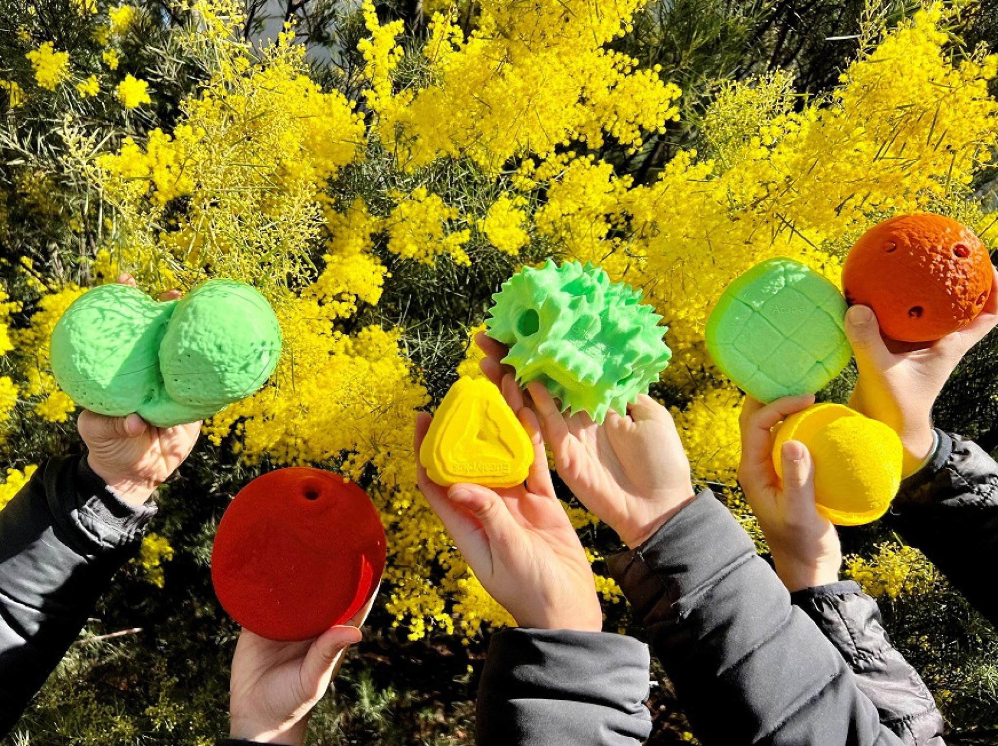 3D printed pollen